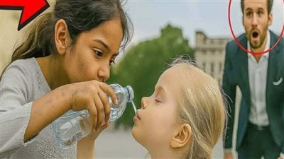 كأس ماء غير حياه طفله