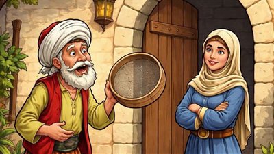جحا كان شديد الغيره